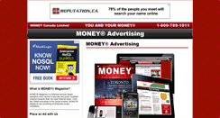 Desktop Screenshot of moneyadvertising.ca